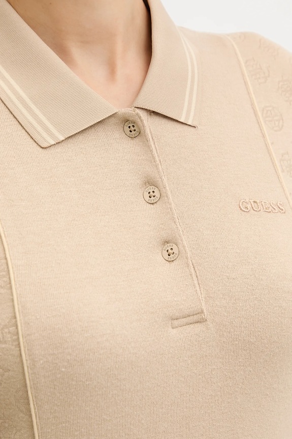 Šaty Guess PEONY V5YK00.KCX12 béžová