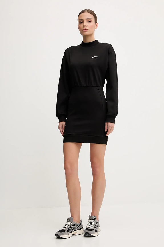 Guess sukienka CARMEN V5YK02.KCX22 czarny AW25
