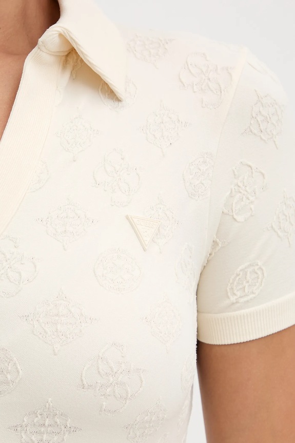 Φόρεμα Guess PEONY V5YK05.Z3OA0 μπεζ