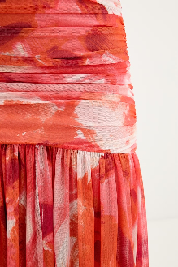 Φόρεμα Bardot 59875DB1 πορτοκαλί