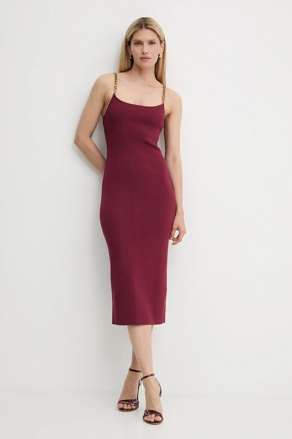 Φόρεμα MICHAEL Michael Kors MT5831M33D μπορντό AW25