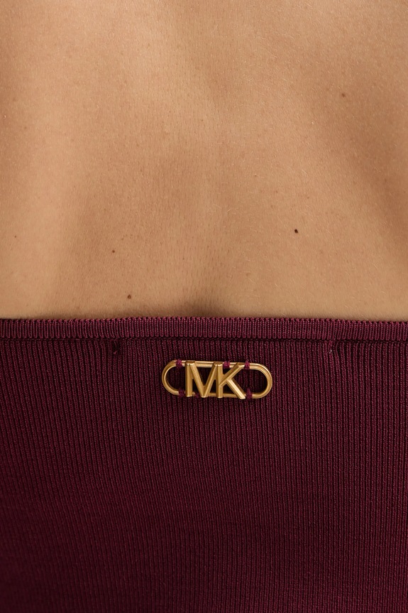 Šaty MICHAEL Michael Kors MT5833Z33D burgundské