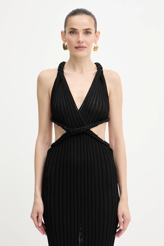 Φόρεμα Guess VANYA μαύρο W5YK0O.Z0210