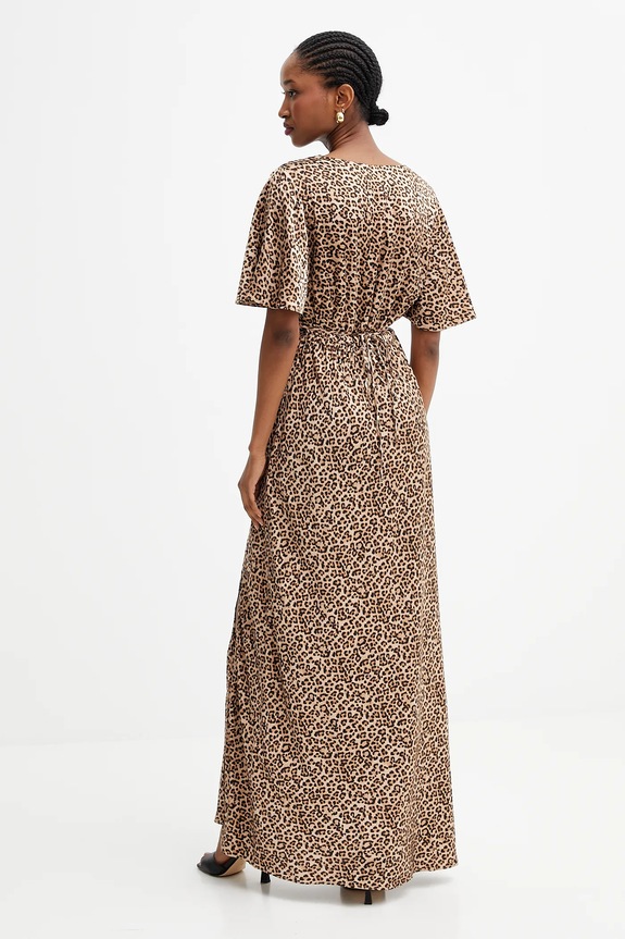 Odzież Guess sukienka MARTINE W5YK01.WHEZ2 brązowy