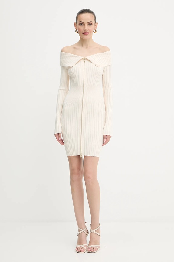 Φόρεμα Guess KATHRYN W5YK28.Z30I2 μπεζ AW25