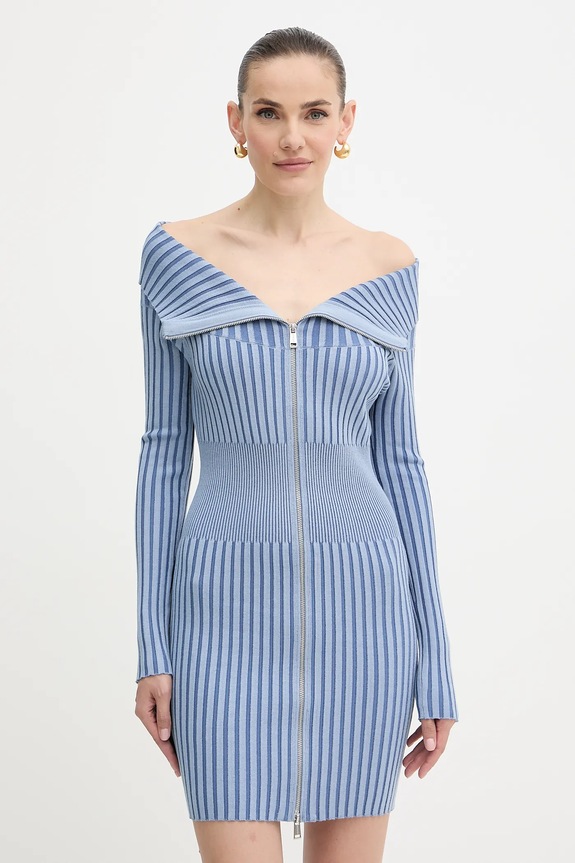 Guess sukienka KATHRYN casual niebieski W5YK28.Z30I2