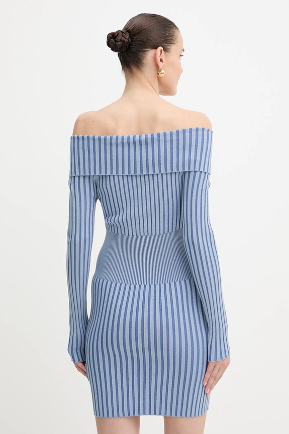 Odzież Guess sukienka KATHRYN W5YK28.Z30I2 niebieski
