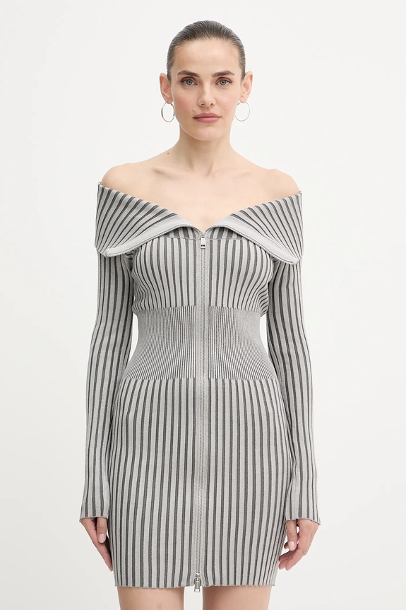 Guess sukienka KATHRYN casual szary W5YK28.Z30I2