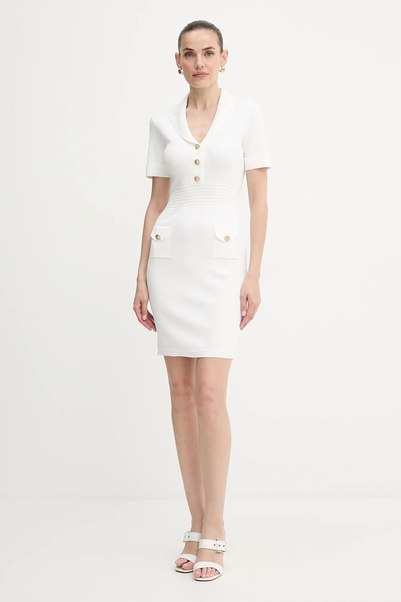 Šaty Guess FELICITY W5YK29.Z0130 béžová AW25