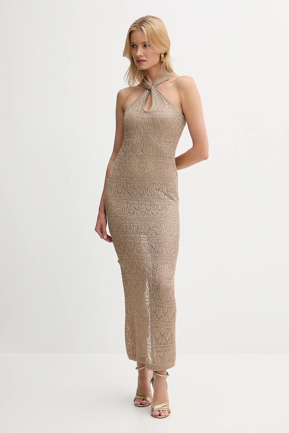 Oblačila Obleka Guess CYNTHIA W5YK48.Z37G0 bež