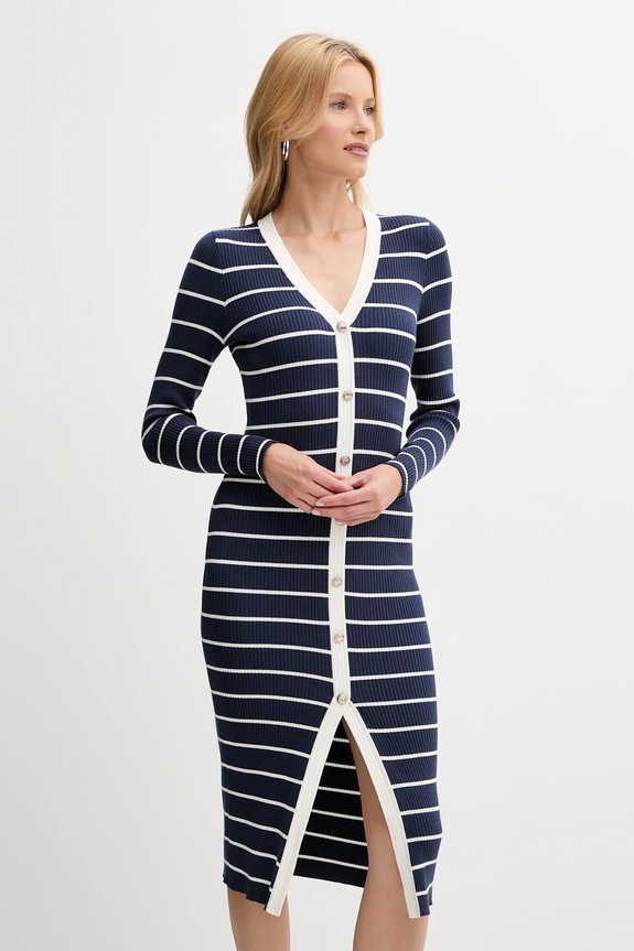 Abbigliamento Guess vestito ANDREA W5YK98.Z2YK2 blu navy