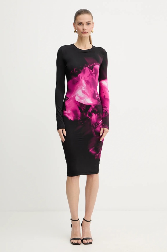 Φόρεμα Versace Jeans Couture 79HAO9P0.JS526 μαύρο AW25