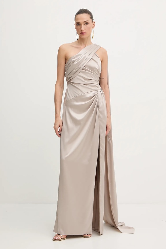 Marciano by Guess sukienka ARETHA z elastanem beżowy 5YGK01.7246A