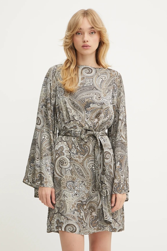Marciano by Guess sukienka LOREDANA casual brązowy 5YGK40.7298A