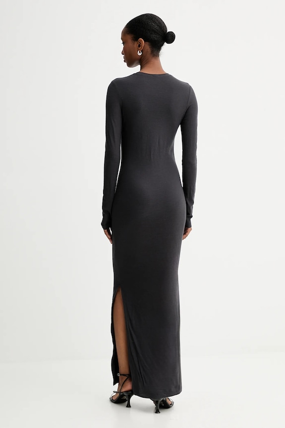 Ρούχα Μάλλινο φόρεμα Nanushka NW25PFDR10792 γκρί