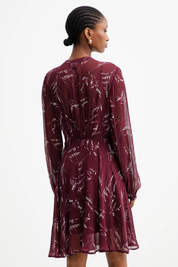 Oblečenie Šaty Armani Exchange XW001018.AF12051 burgundské
