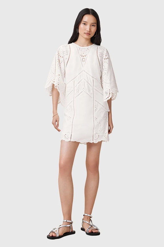 AllSaints rochie din bumbac LUCI W138DC