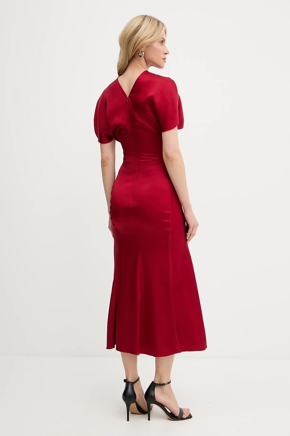 Îmbrăcăminte Victoria Beckham rochie 1325WDR005227D burgundia
