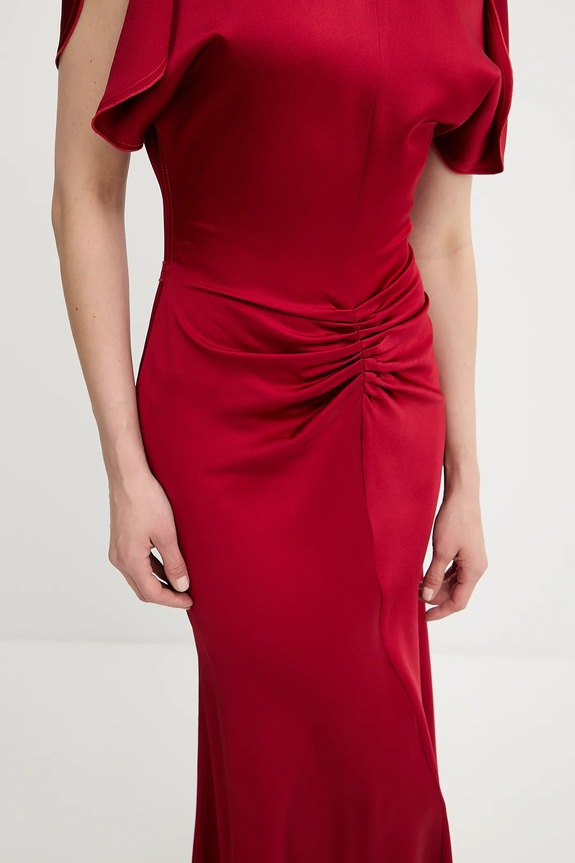 Victoria Beckham rochie 1325WDR005227D burgundia