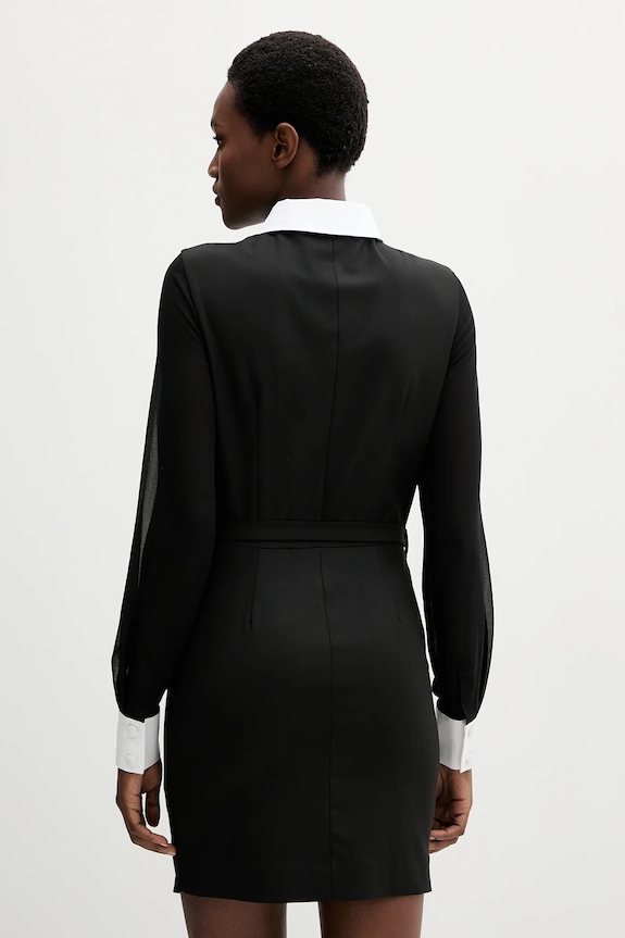 Îmbrăcăminte Blugirl Blumarine rochie cu lână RF5244.T207A negru