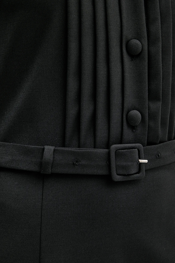 Blugirl Blumarine rochie cu lână RF5244.T207A negru