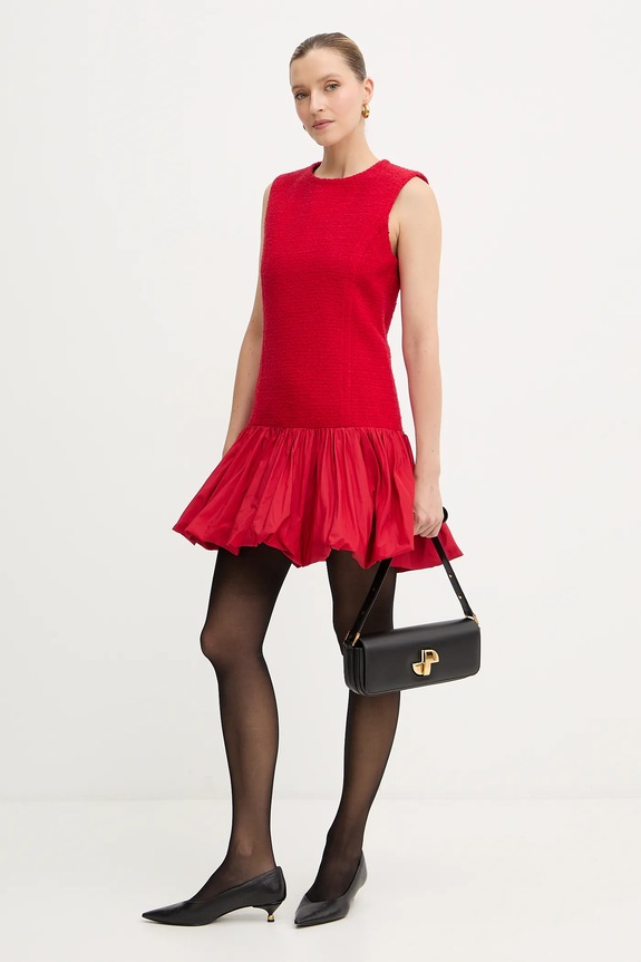 Patou vestito con lana DR2050223 rosso AW25