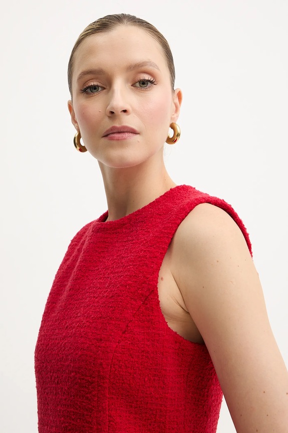 Patou vestito con lana DR2050223 rosso