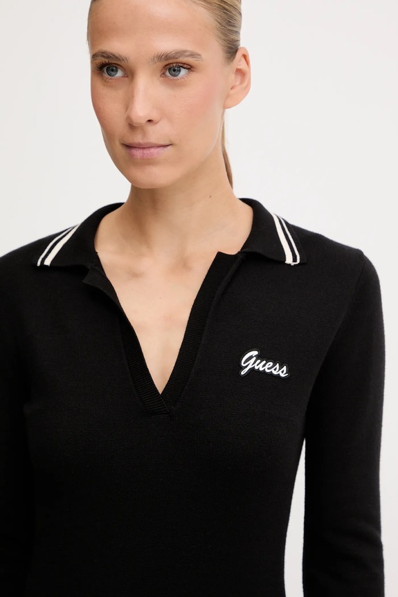 Guess sukienka LAVINIA V5BK06.Z0572 czarny