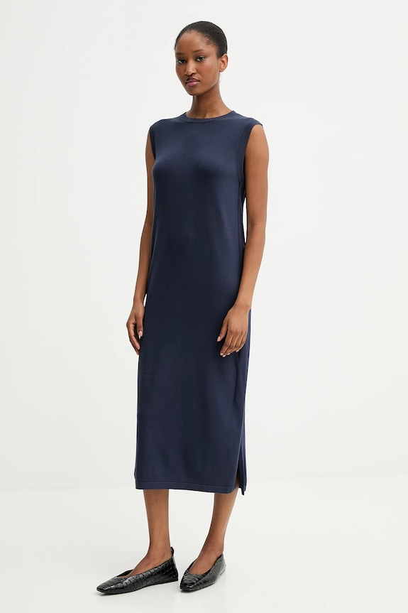 Šaty MM by Max Mara AULLA 2526326017600 tmavomodrá AW25