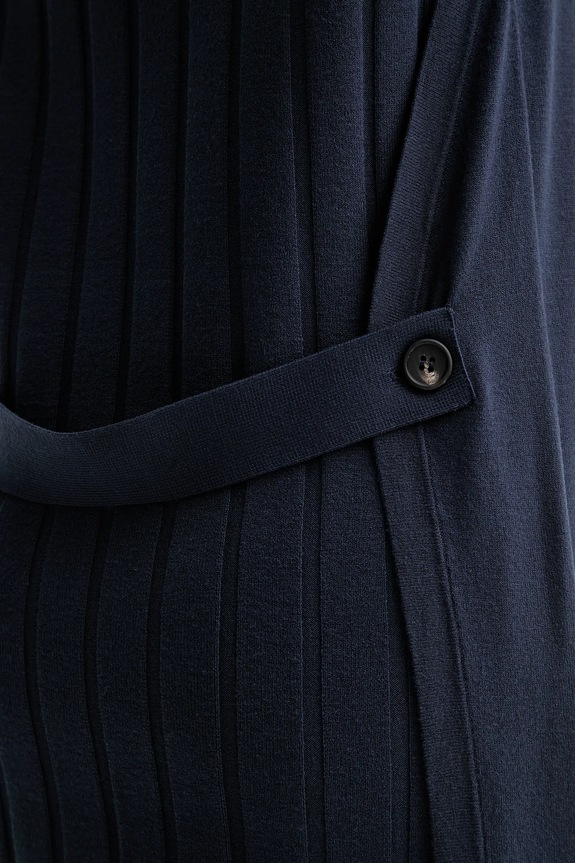 Šaty MM by Max Mara AULLA 2526326017600 tmavomodrá