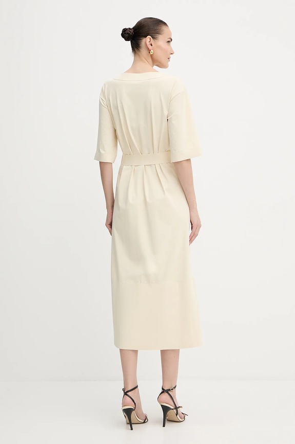 Šaty MM by Max Mara ONAGRO 2526626057600 béžová AW25