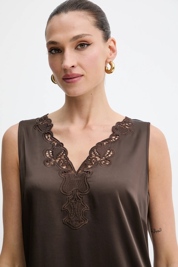 Weekend Max Mara ruha CANOSSA barna 2525226011600