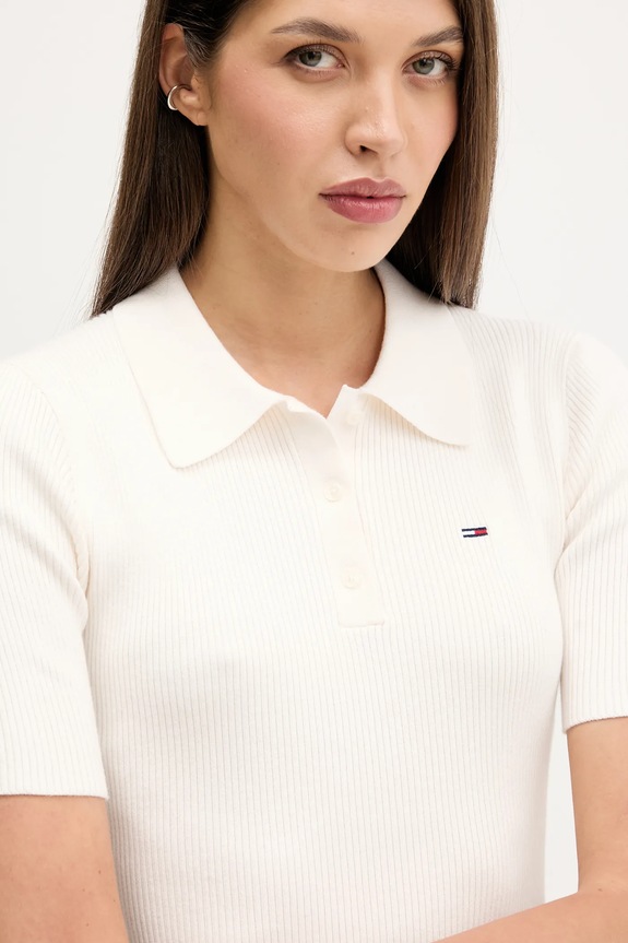 Φόρεμα Tommy Jeans μπεζ DW0DW21471
