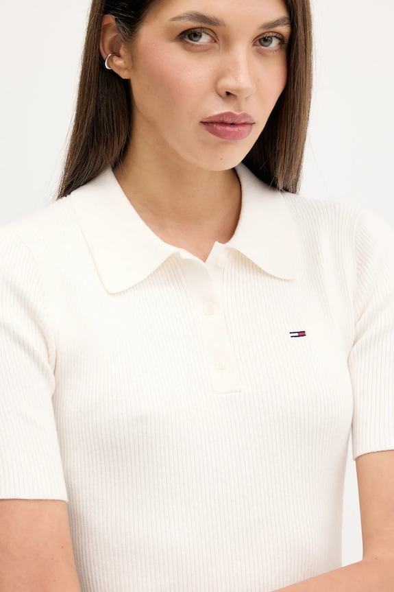 Φόρεμα Tommy Jeans μπεζ DW0DW21471