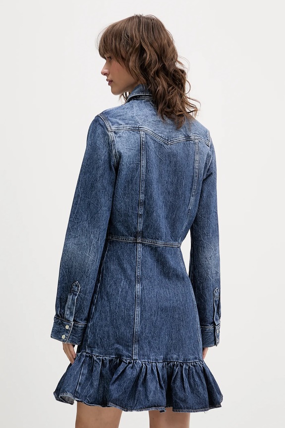 Дрехи Дънкова рокля Tommy Jeans DW0DW21635 тъмносин
