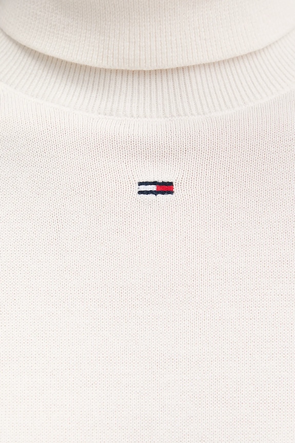 Tommy Jeans sukienka bawełniana DW0DW21958 beżowy