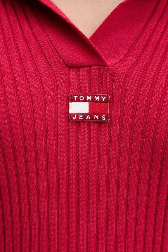 Šaty Tommy Jeans DW0DW22183 ružová