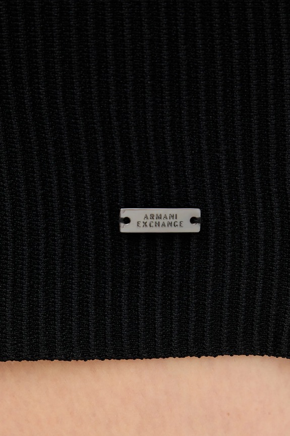 Armani Exchange sukienka XW001312.AF10352 czarny