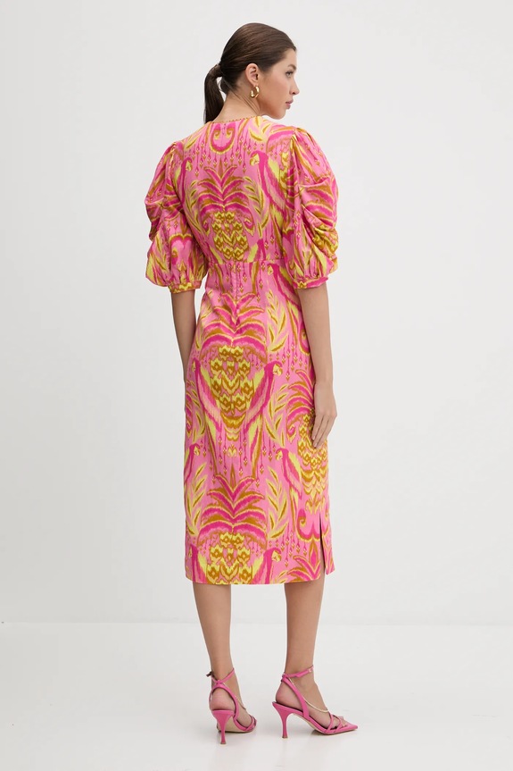 Ρούχα Φόρεμα Farm Rio 336601 ροζ