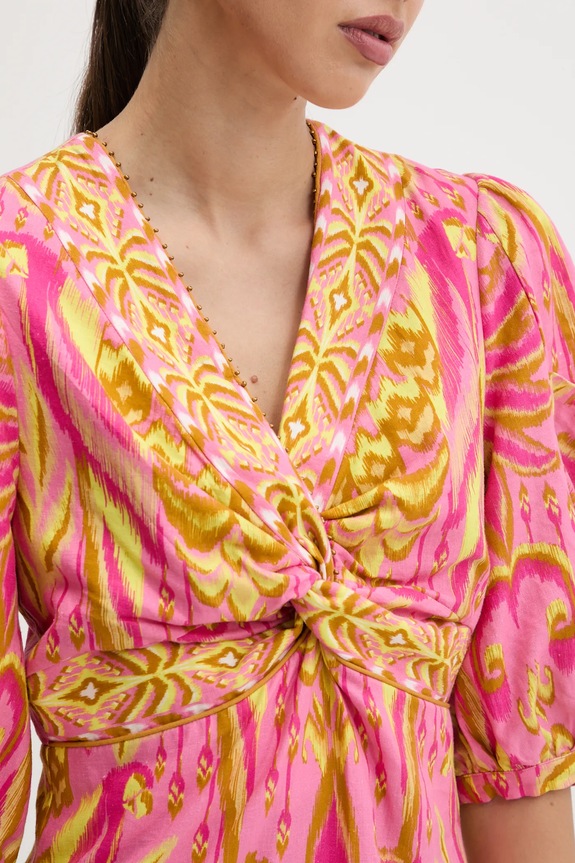 Φόρεμα Farm Rio 336601 ροζ