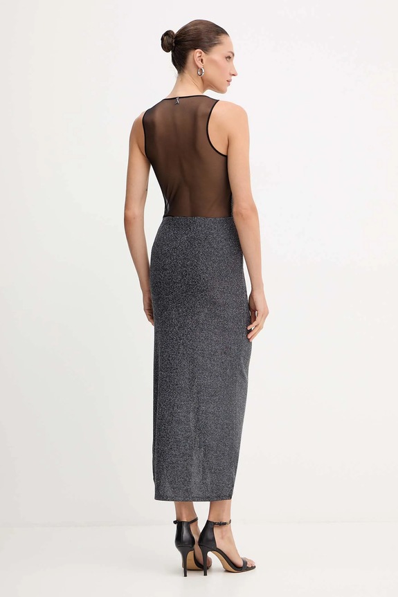 Haljina Patrizia Pepe 2A2990.J340 srebrna AW25