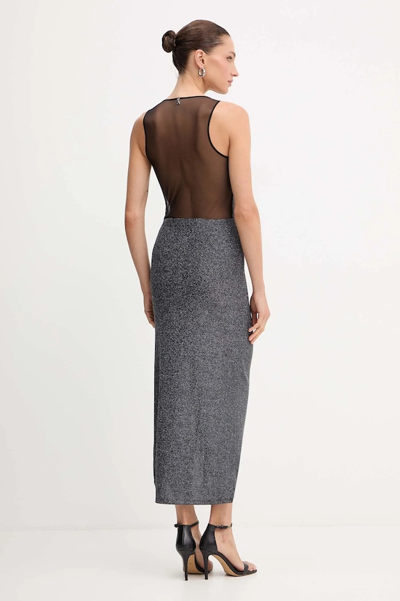 Haljina Patrizia Pepe 2A2990.J340 srebrna AW25