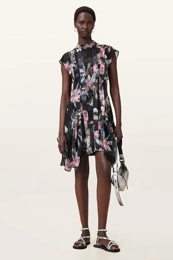 Šaty AllSaints FLEUR W370DC