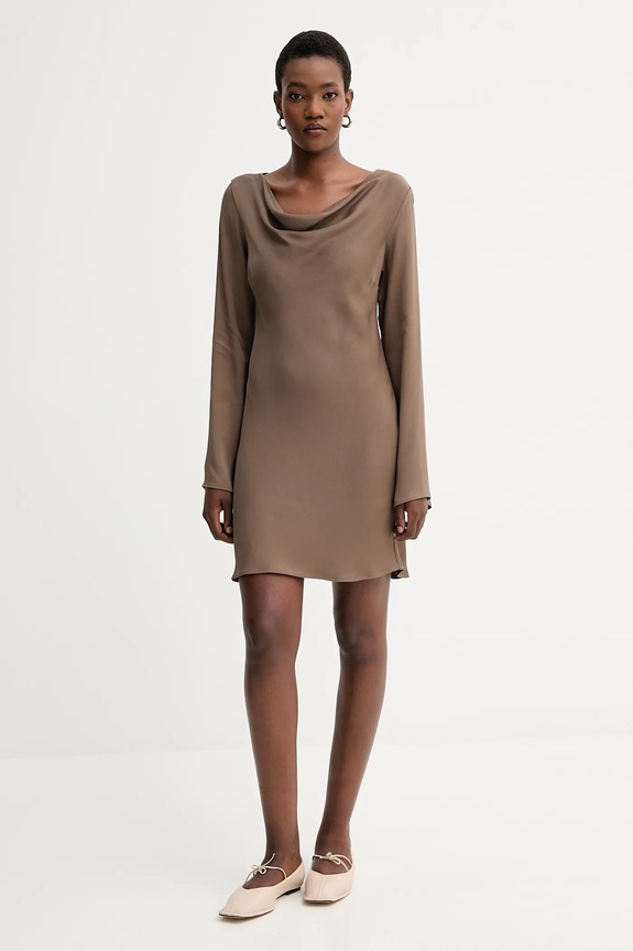 American Vintage rochie TIDI14A maro AW25