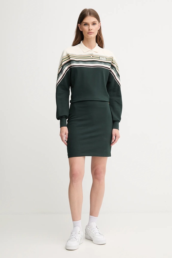 Lacoste sukienka EF5408 zielony SS26