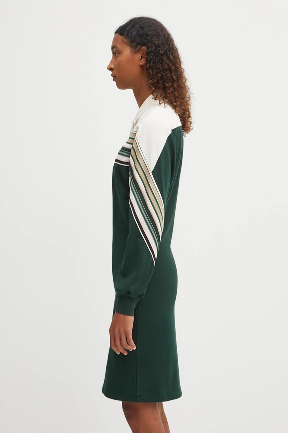 Šaty Lacoste EF5408 zelená SS26