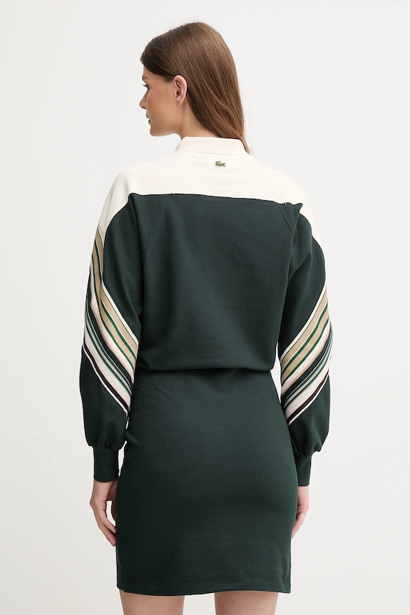 Odzież Lacoste sukienka EF5408 zielony