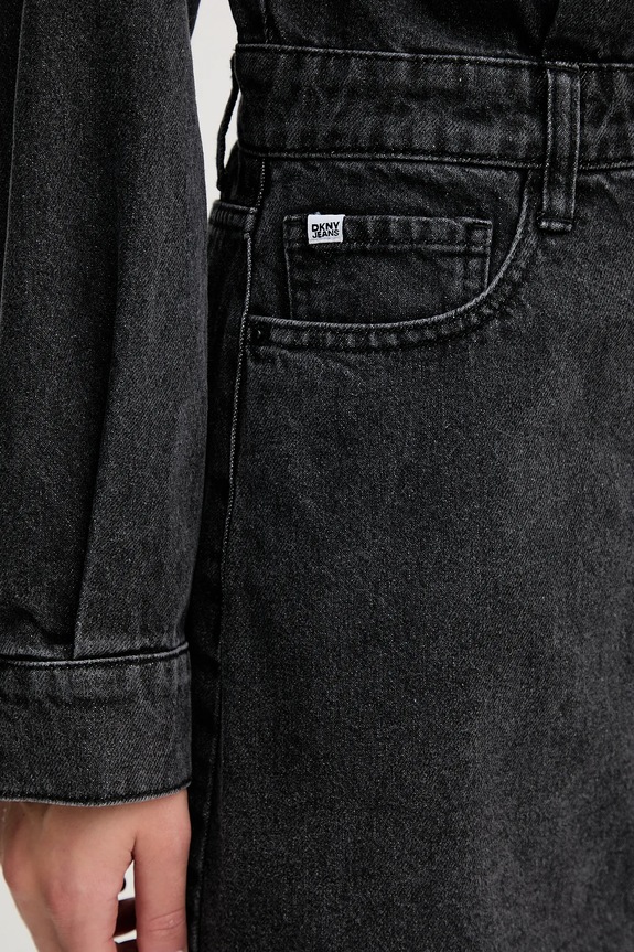 Džínové šaty Dkny DJ5D9064 šedá