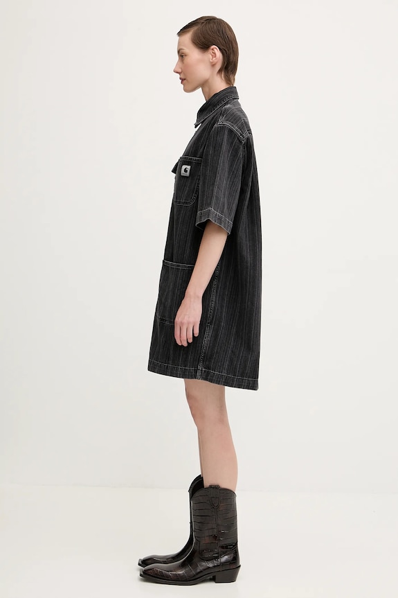 Carhartt WIP denim dress W' Rylan I035578.32I06 black AW25
