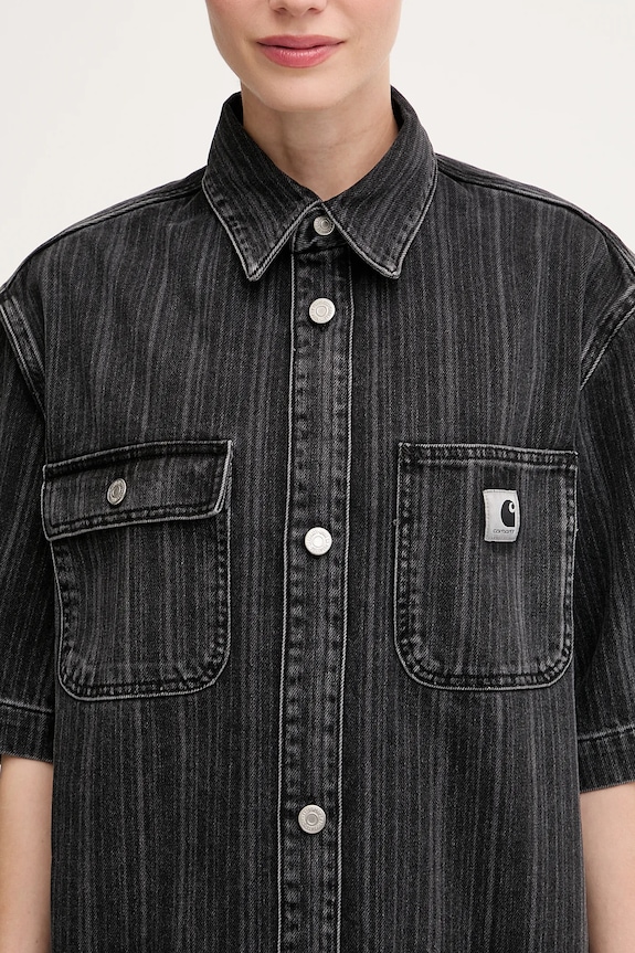 Carhartt WIP denim dress W' Rylan black I035578.32I06
